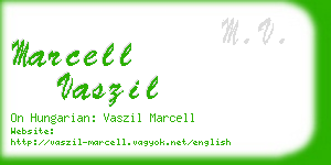 marcell vaszil business card